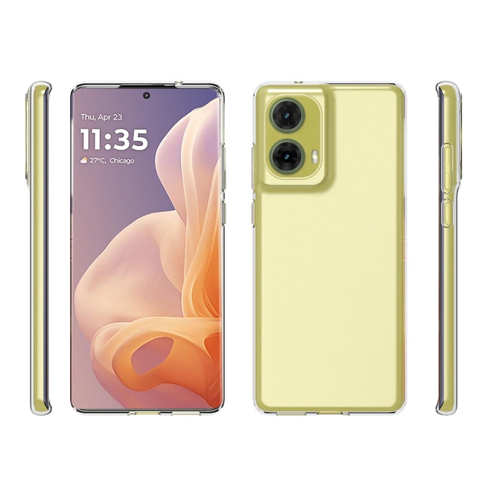Motorola Moto G85 Tunt TPU-skal, Genomskinlig