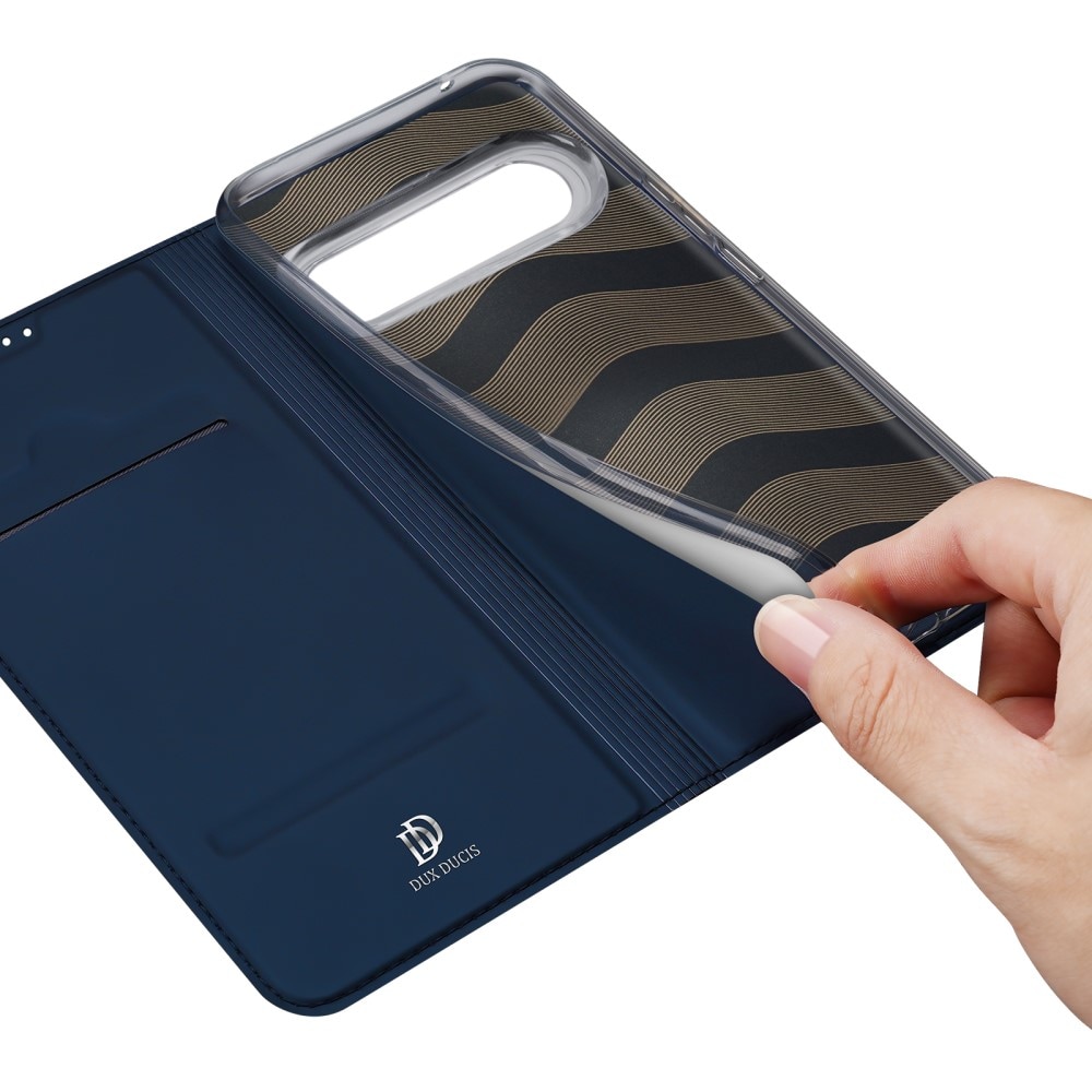 Google Pixel 9 Pro Slimmat mobilfodral, Navy