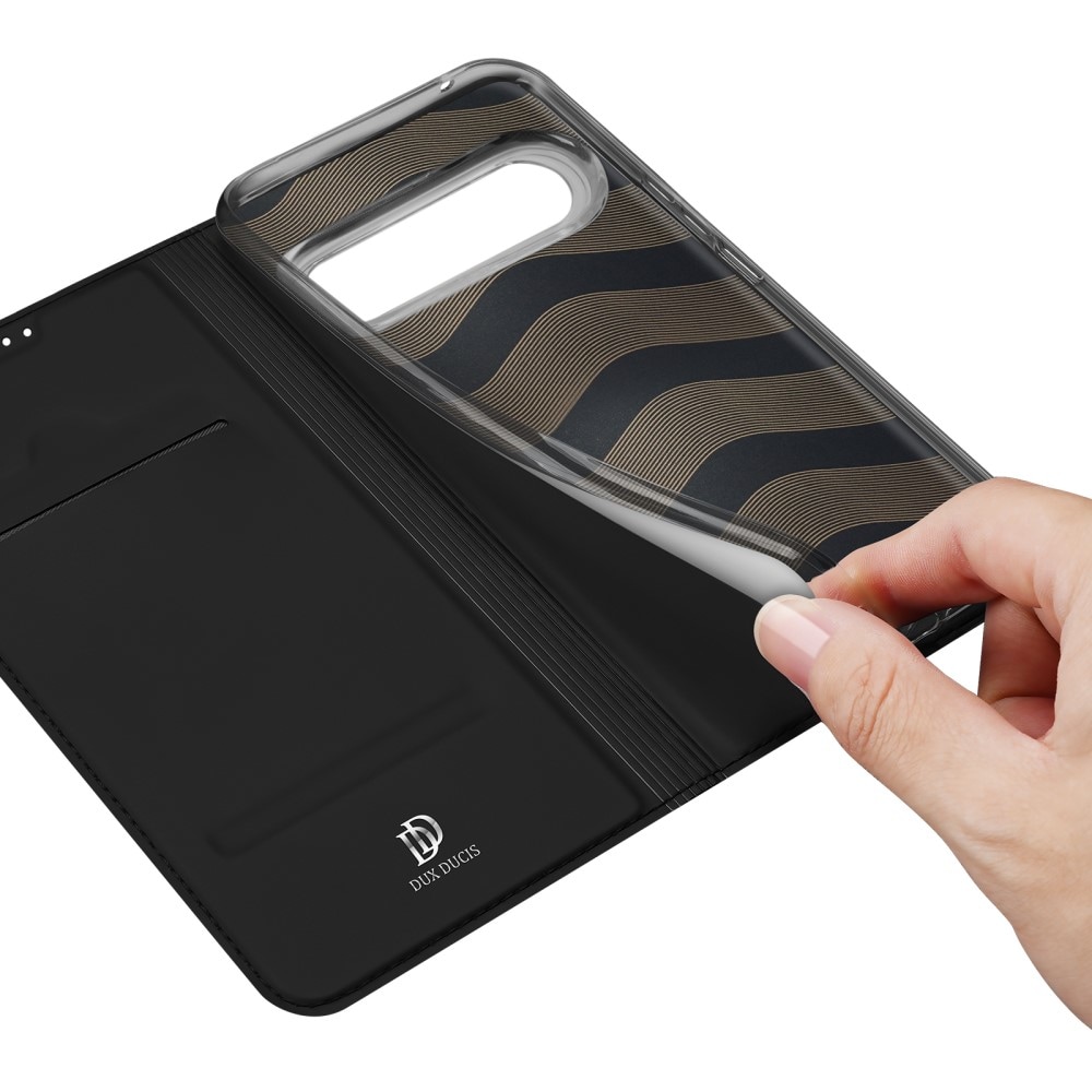 Google Pixel 9 Pro Slimmat mobilfodral, Svart