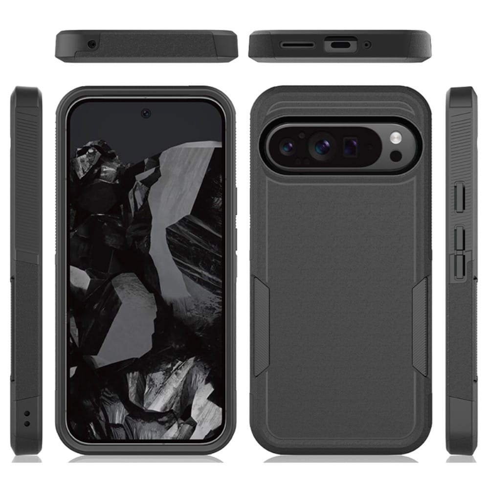 Google Pixel 9 Pro XL Hybrid-skal Off-road, Svart