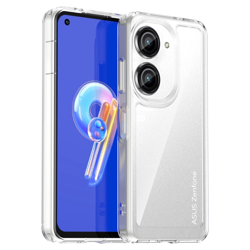 Asus Zenfone 9 Crystal Hybrid-skal, transparent