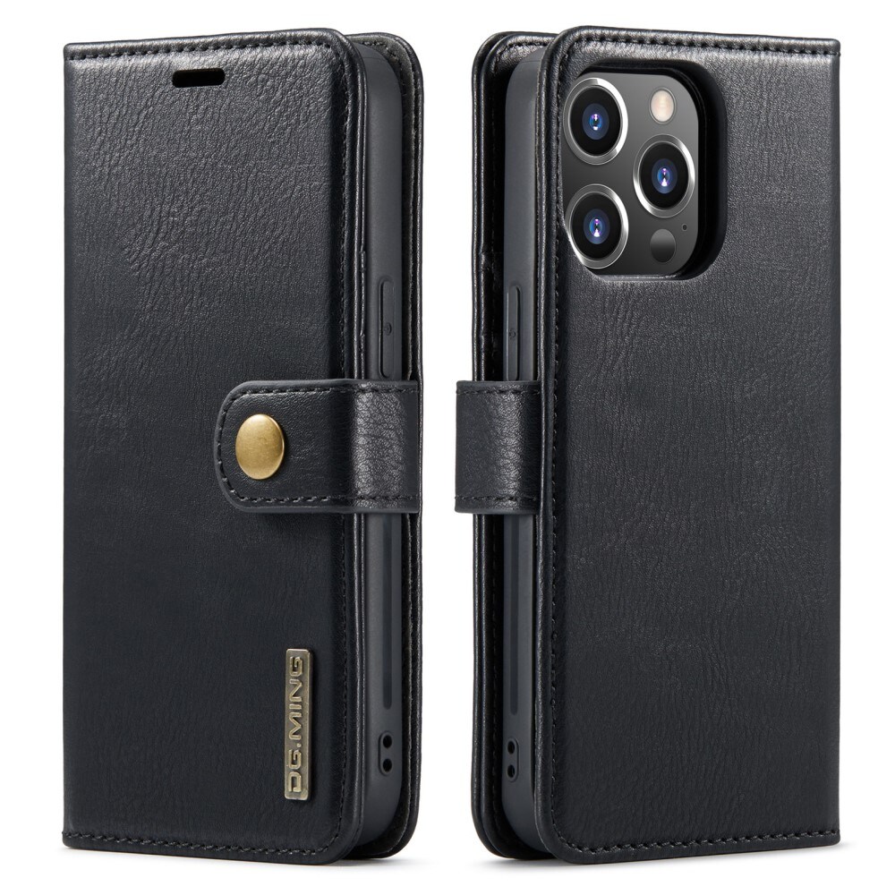 iPhone 16 Pro Plånboksfodral med avtagbart skal, Black