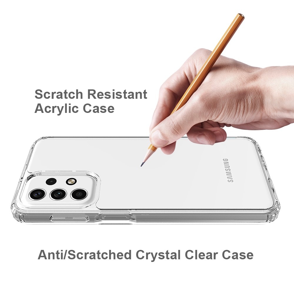 Samsung Galaxy A23 Crystal Hybrid-skal, transparent