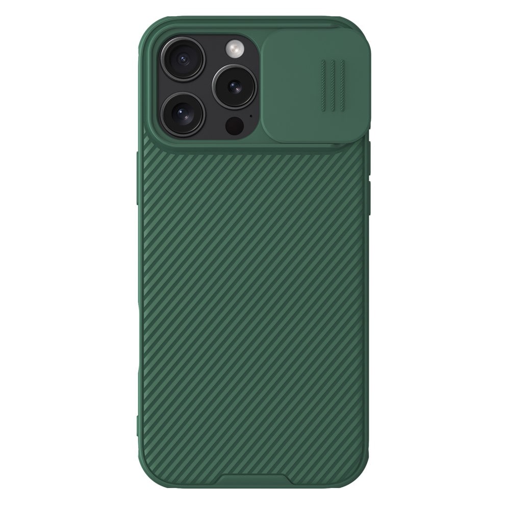 iPhone 16 Pro Skal med kameraskydd - CamShield, Grön