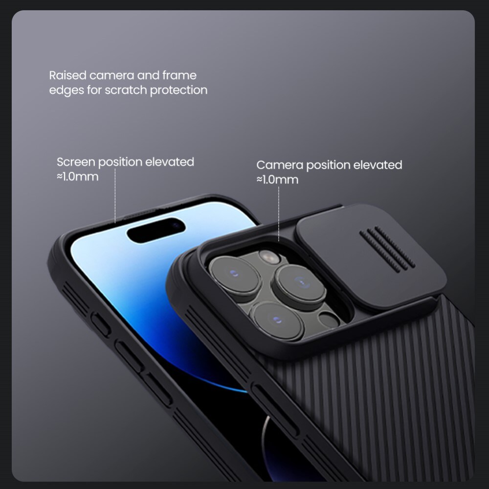iPhone 16 Pro Skal med kameraskydd - CamShield, Grön