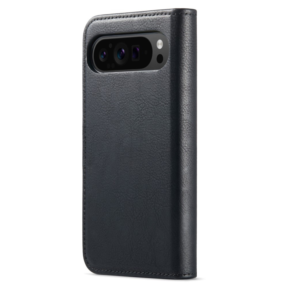 Google Pixel 9 Pro XL Plånboksfodral med avtagbart skal, Black