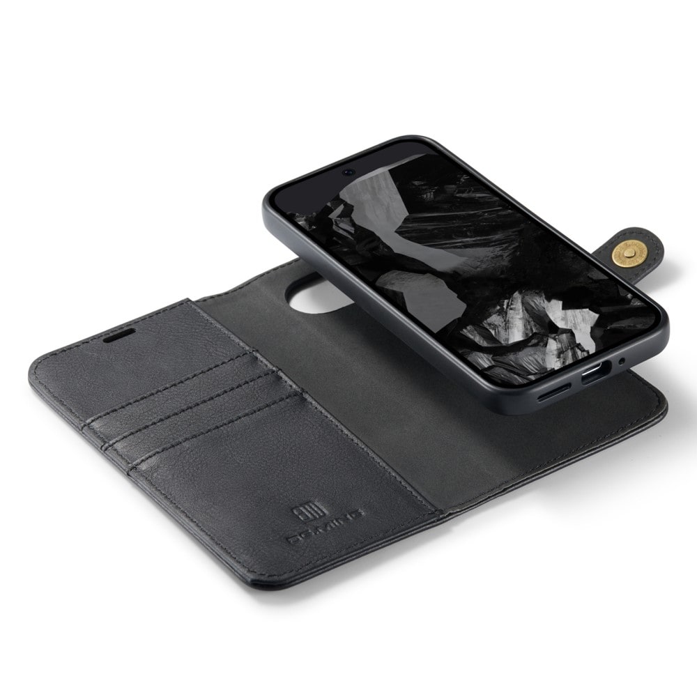 Google Pixel 9 Pro XL Plånboksfodral med avtagbart skal, Black