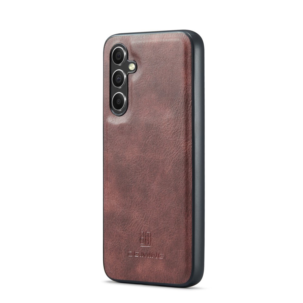 Samsung Galaxy S24 FE Plånboksfodral med avtagbart skal, Red