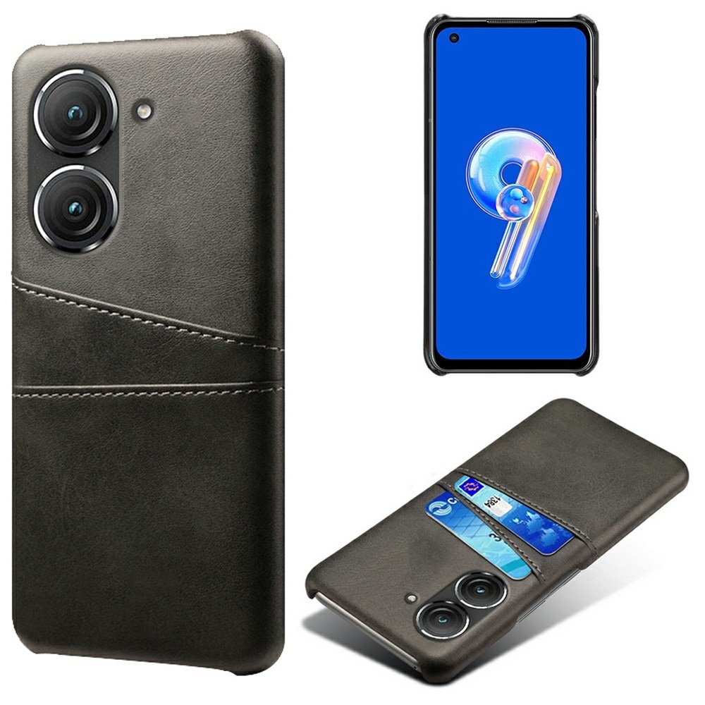 Asus Zenfone 9 Snyggt skal med 2 kortfack, svart