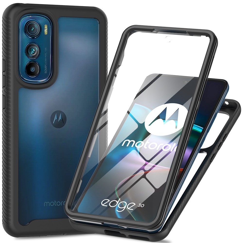 Motorola Edge 30 Mobilskal Full Protection, Svart