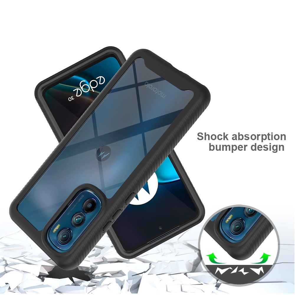 Motorola Edge 30 Mobilskal Full Protection, Svart