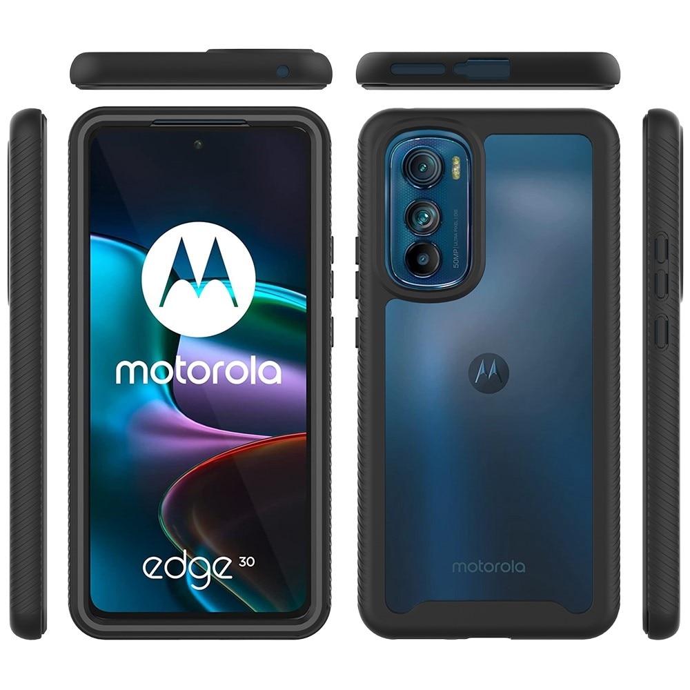Motorola Edge 30 Mobilskal Full Protection, Svart