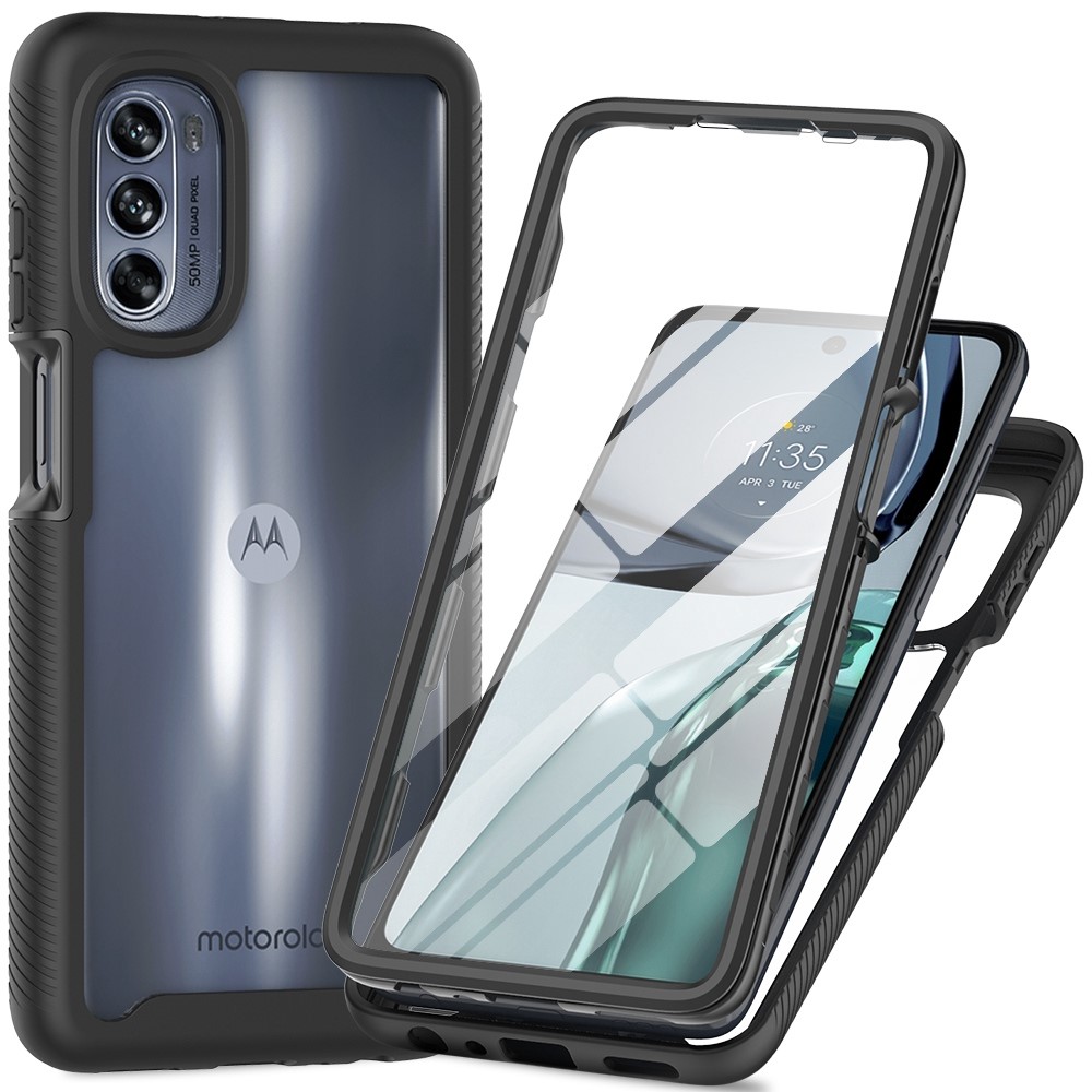 Motorola Moto G62 Mobilskal Full Protection, Svart