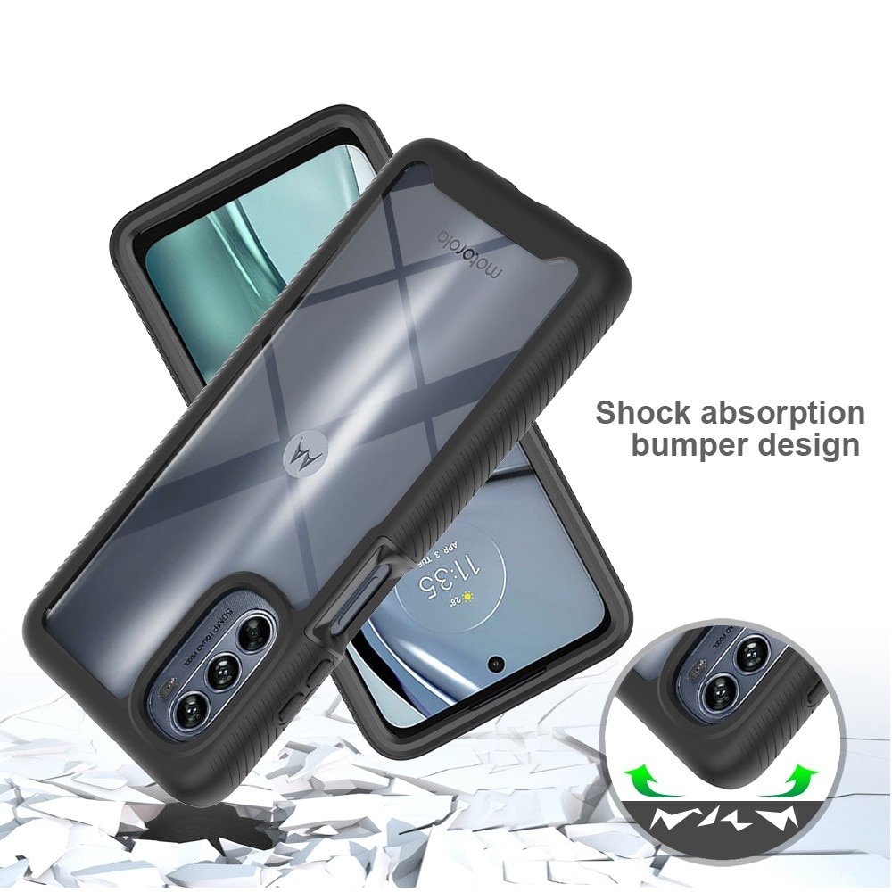 Motorola Moto G62 Mobilskal Full Protection, svart