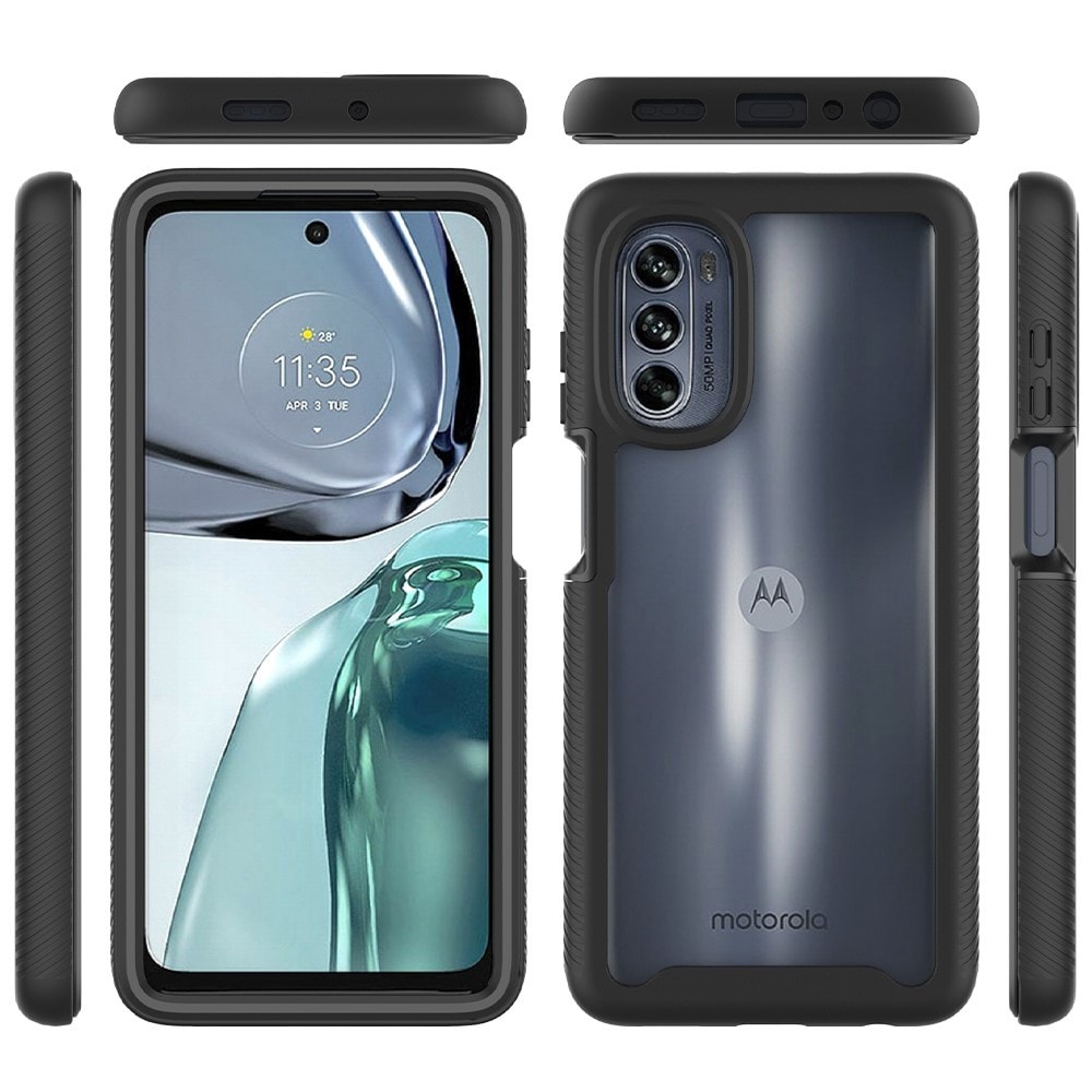Motorola Moto G62 Mobilskal Full Protection, Svart