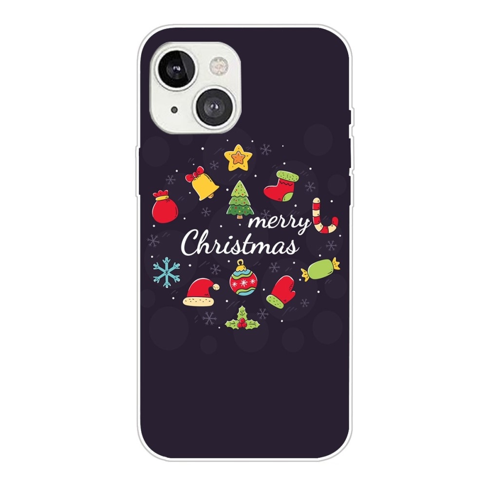 iPhone 14 Mobilskal i TPU, Merry Christmas