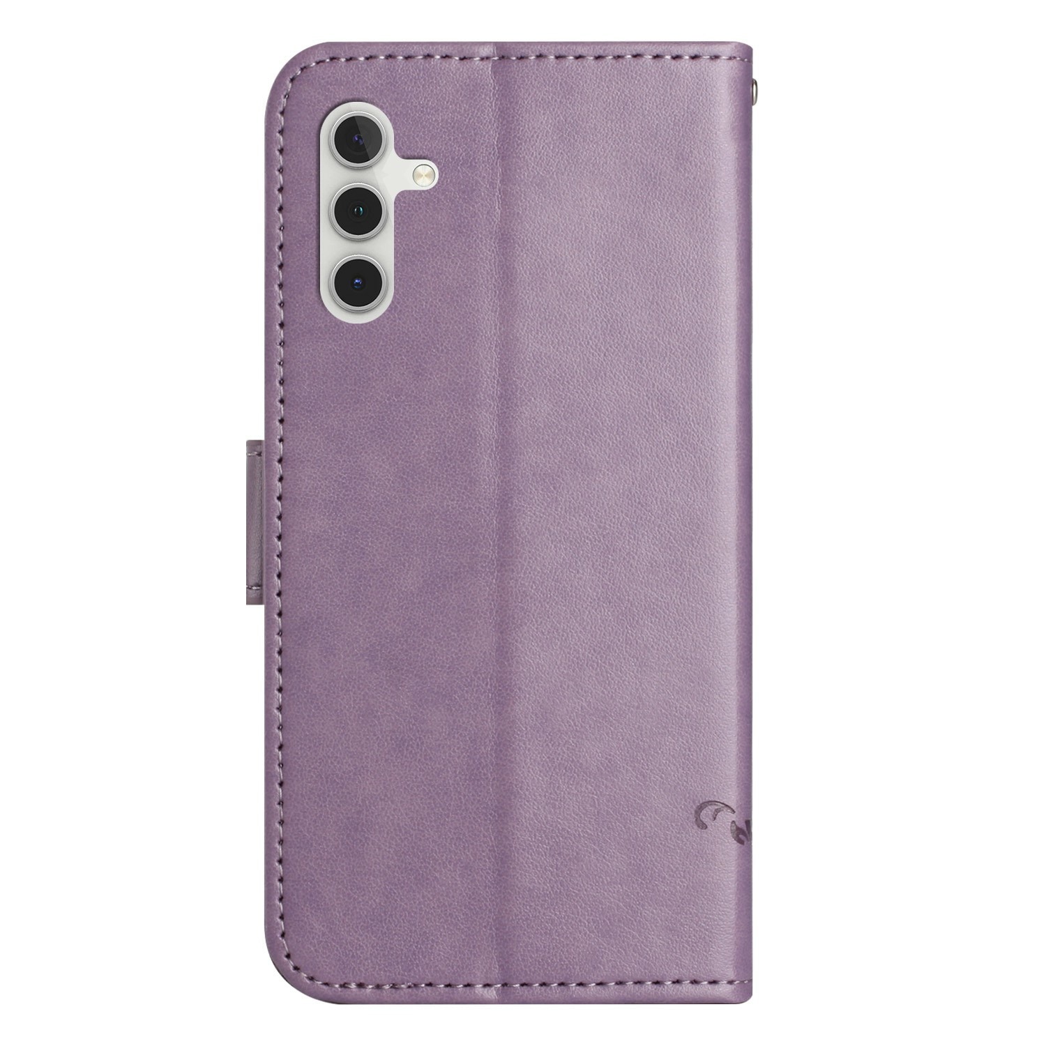 Samsung Galaxy A17 Mobilfodral med fjärilar, Lila