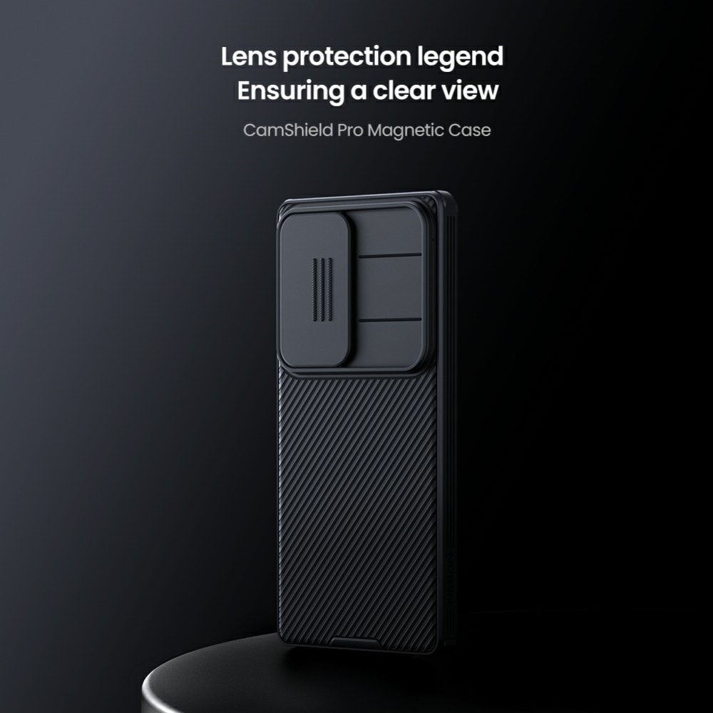 Samsung Galaxy S25 Ultra MagSafe-skal med kameraskydd - CamShield, Svart