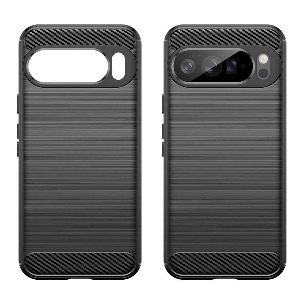 Google Pixel 10 Pro XL TPU-skal Brushed, Svart