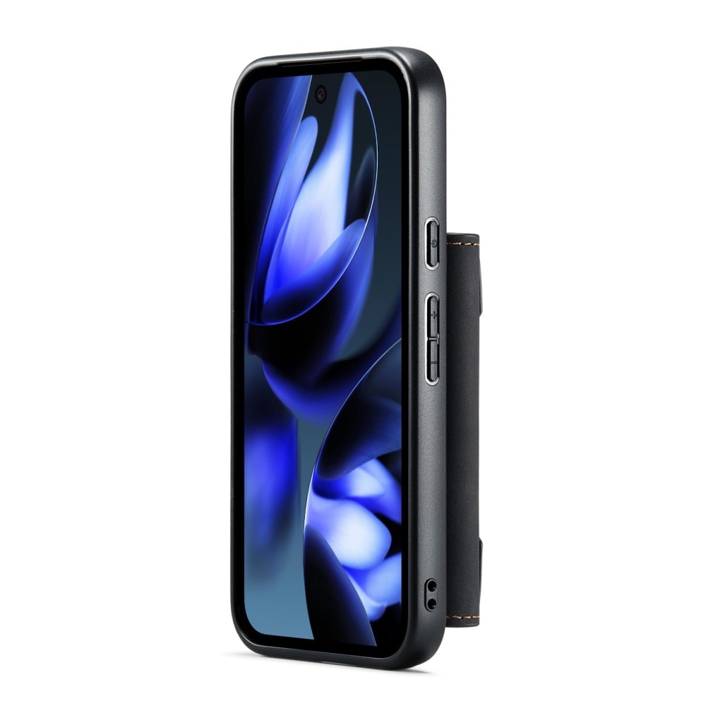 Google Pixel 9a Skal med avtagbar plånbok, Svart