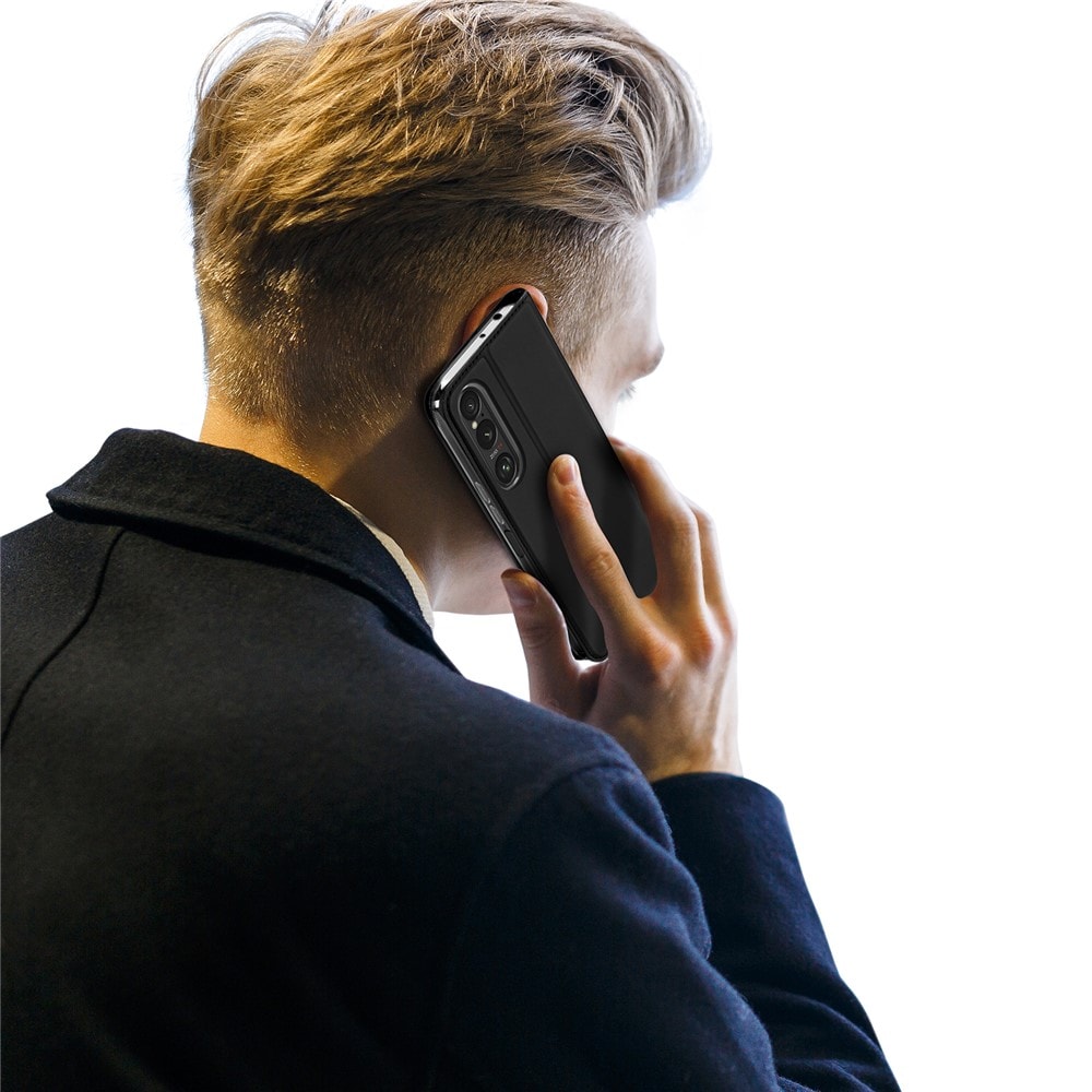 Sony Xperia 1 VII Slimmat mobilfodral, Svart