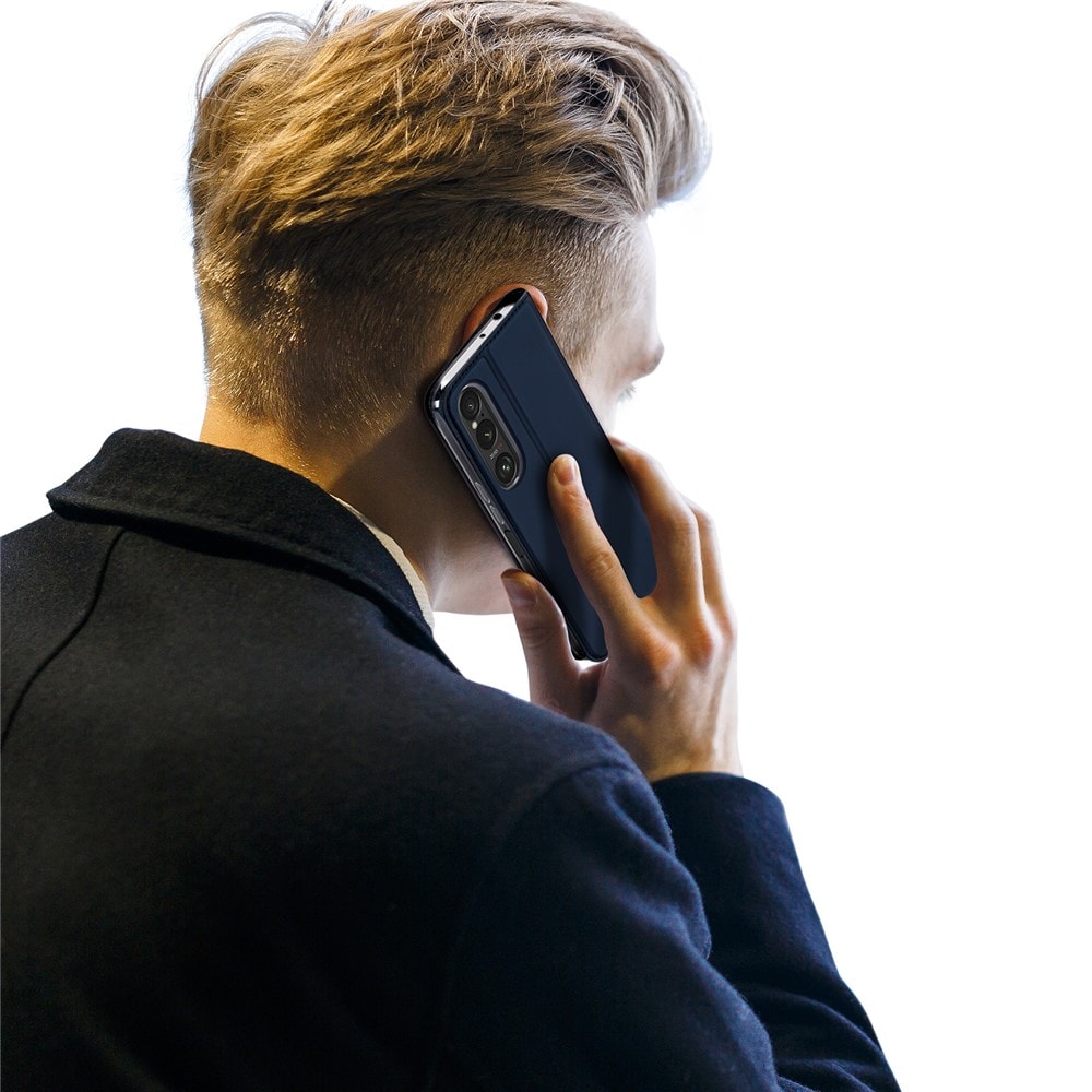 Sony Xperia 1 VII Slimmat mobilfodral, Navy