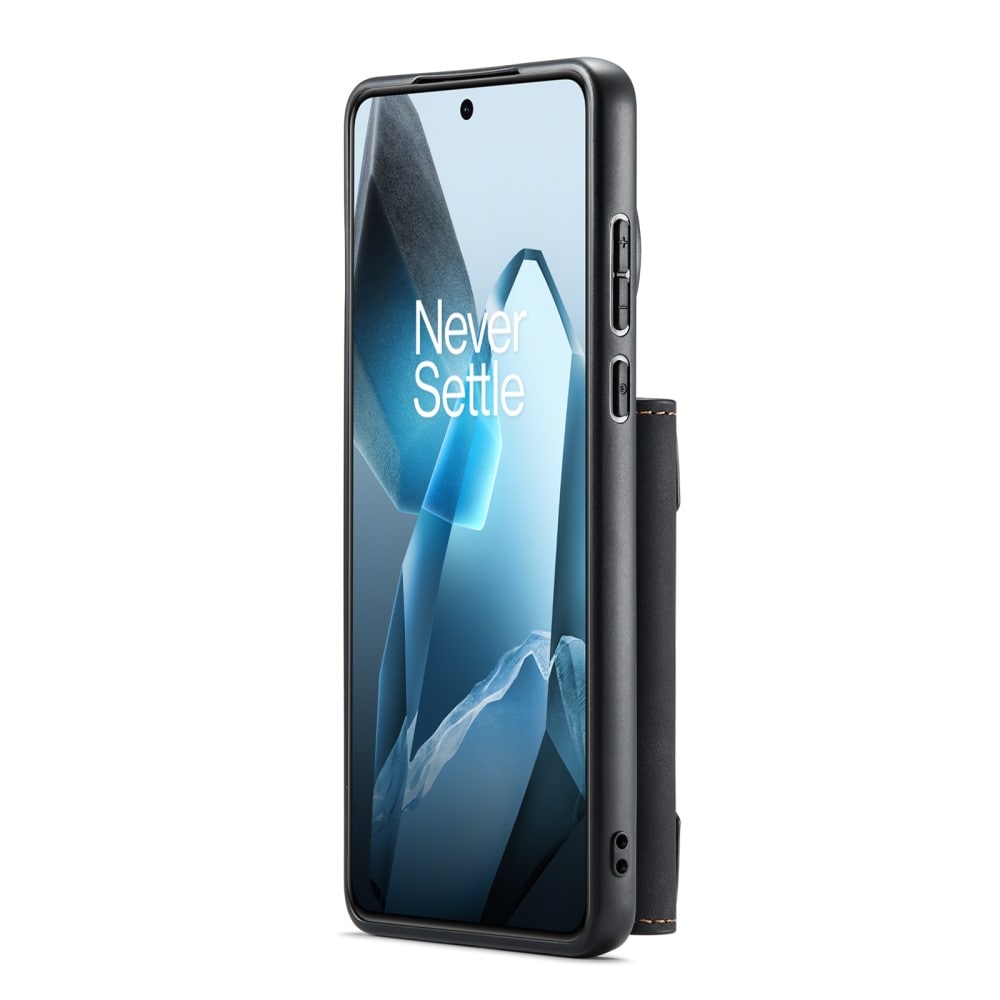  OnePlus 13 Skal med avtagbar plånbok, Svart