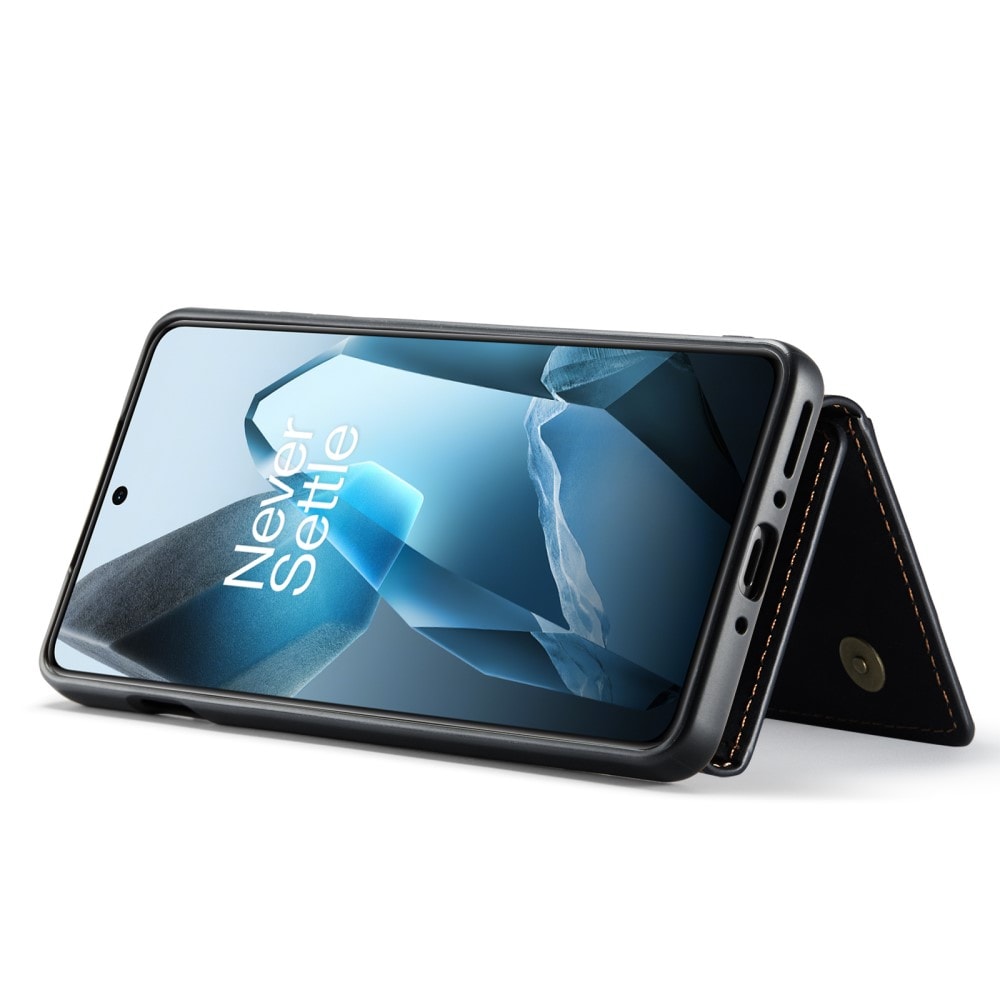 OnePlus 13 Skal med avtagbar plånbok, Svart