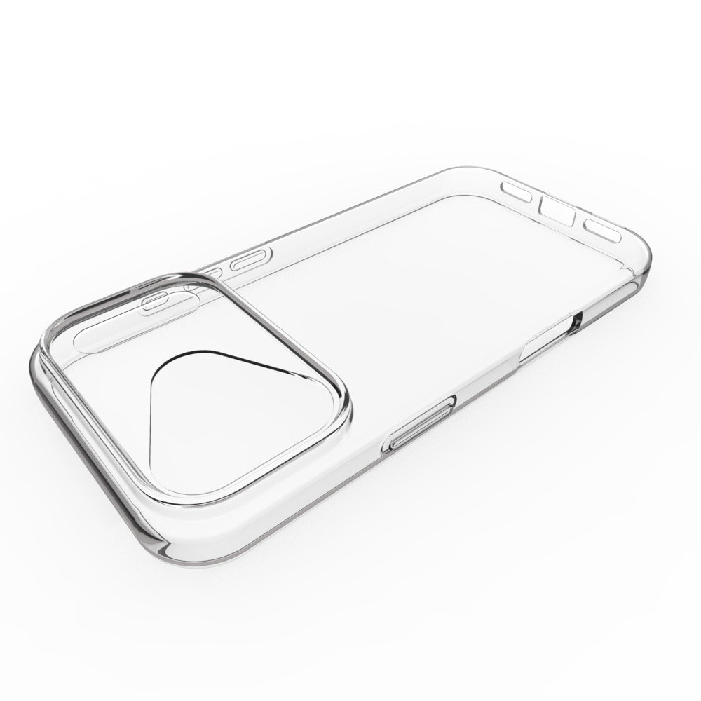 iPhone 17 Pro Max Tunt TPU-skal, Genomskinlig