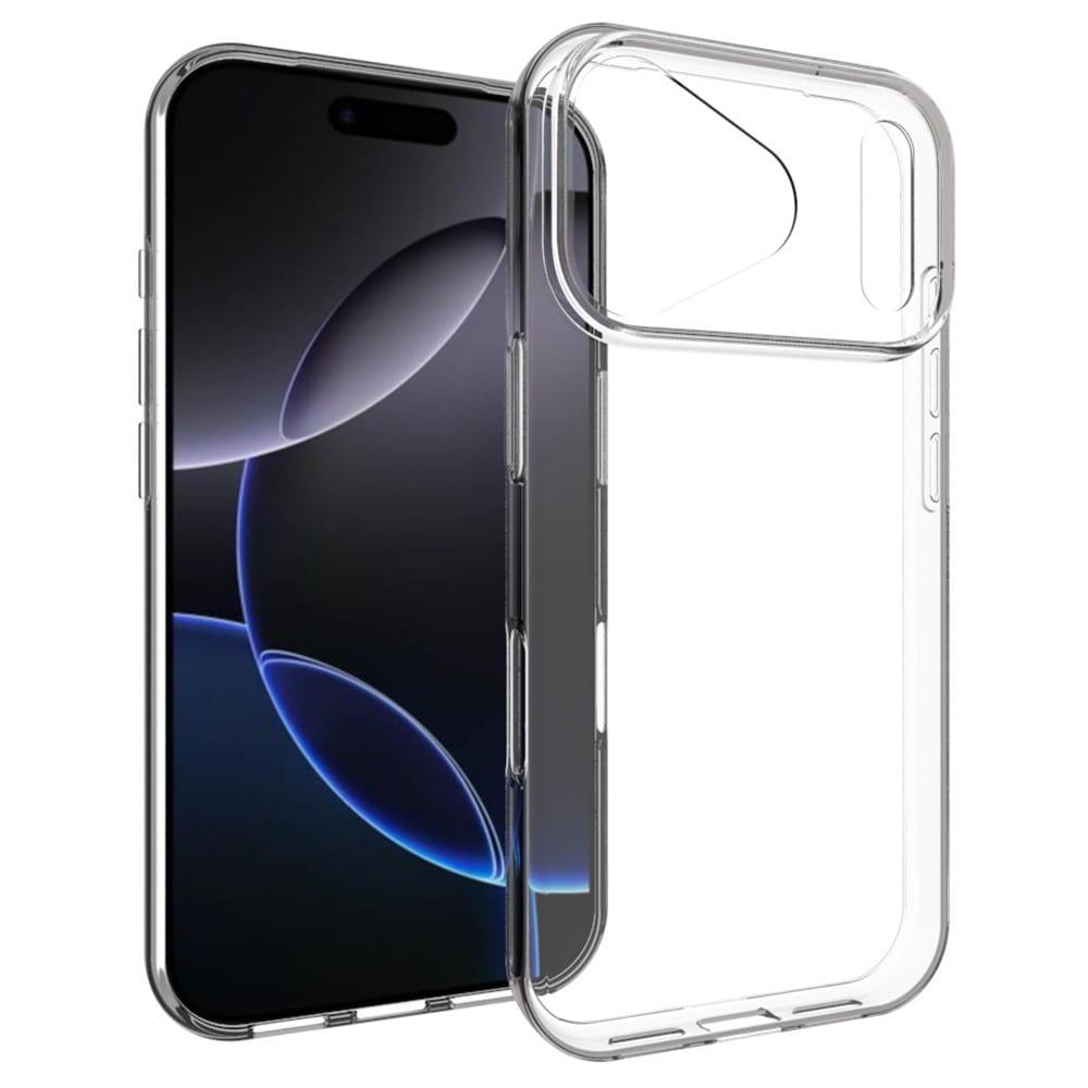 iPhone 17 Pro Tunt TPU-skal, Genomskinlig