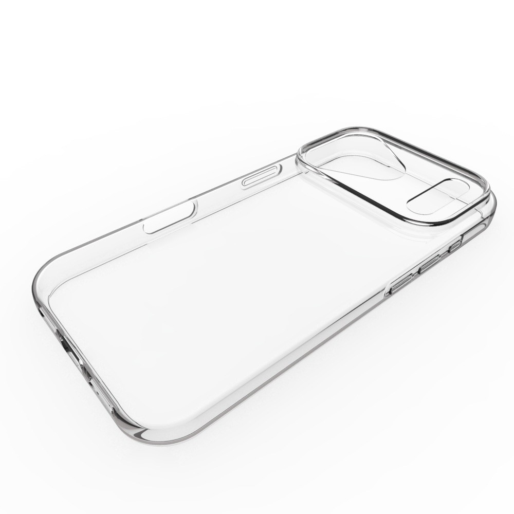 iPhone 17 Pro Tunt TPU-skal, Genomskinlig