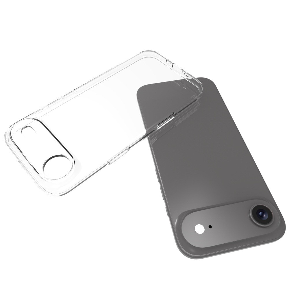 iPhone 17 Air Tunt TPU-skal, Genomskinlig