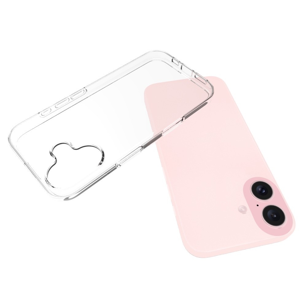 iPhone 17 Tunt TPU-skal, Genomskinlig