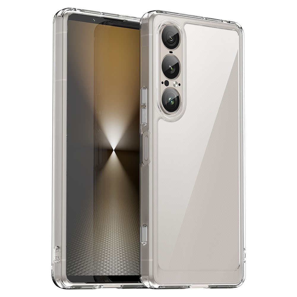 Sony Xperia 1 VII Crystal Hybrid-skal, transparent