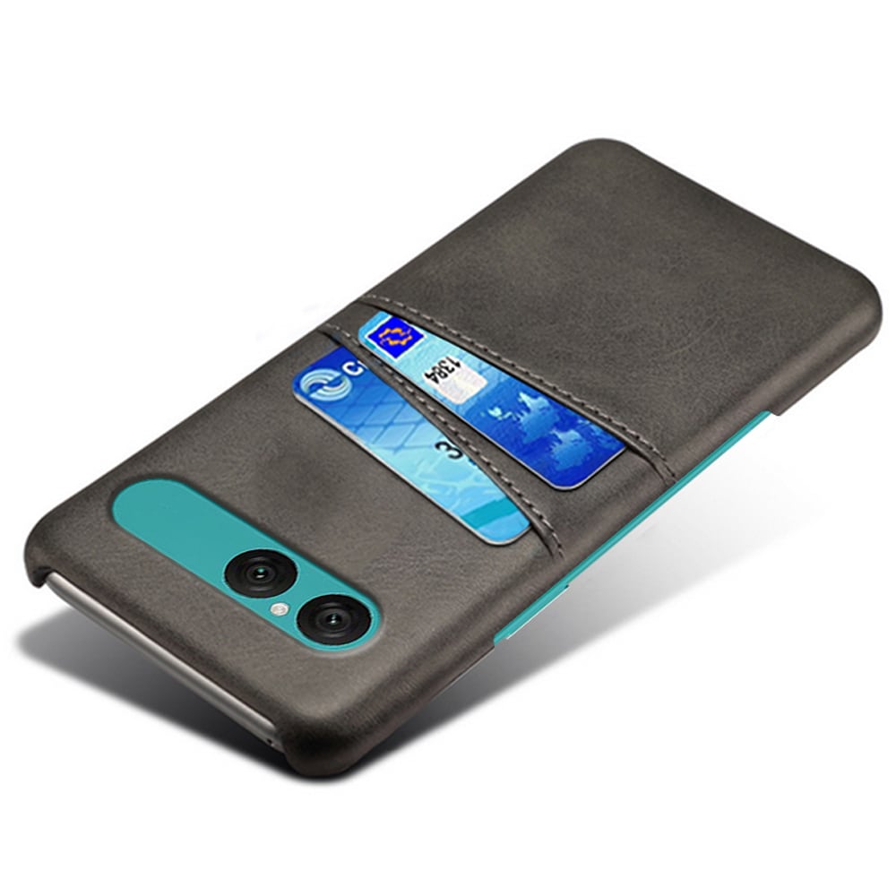 Sony Xperia 10 VII Snyggt skal med 2 kortfack, Svart