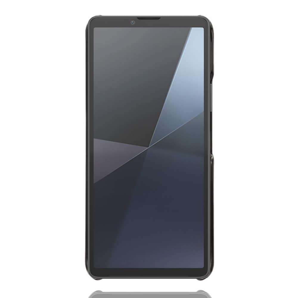 Sony Xperia 10 VII Snyggt skal med 2 kortfack, Svart