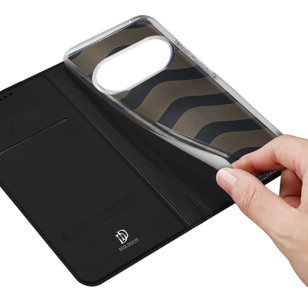 Google Pixel 10 Slimmat mobilfodral, Svart