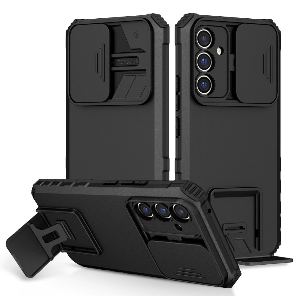 Samsung Galaxy A56 Skal med Kickstand & Kameraskydd, Svart