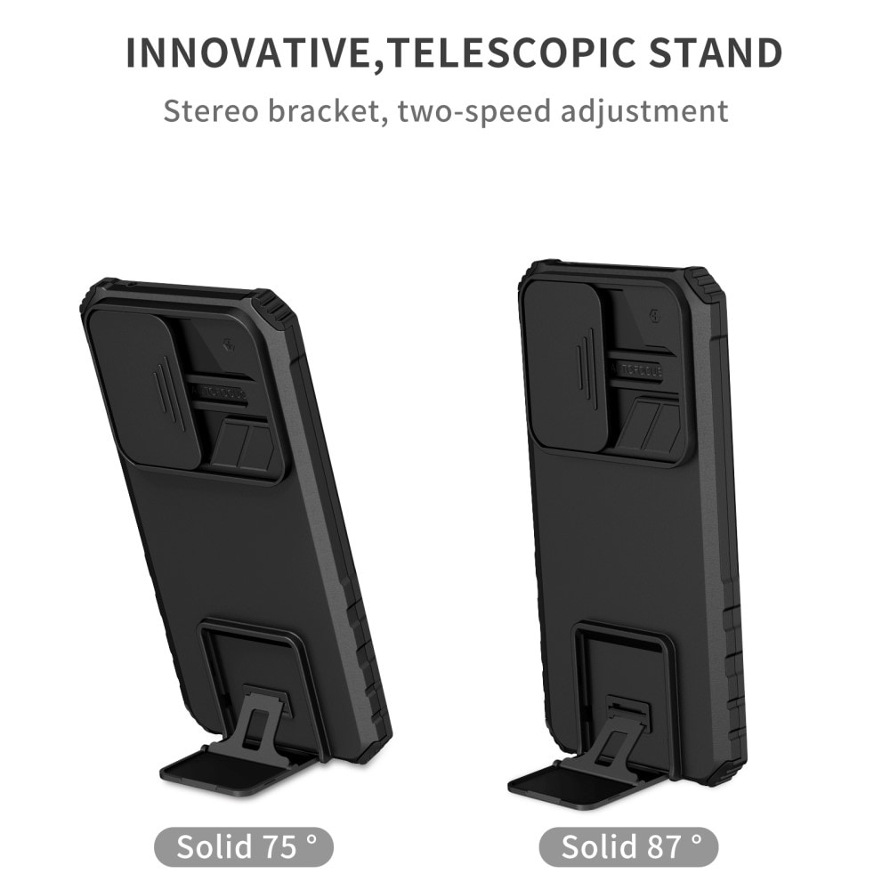 Samsung Galaxy A56 Skal med Kickstand & Kameraskydd, Svart