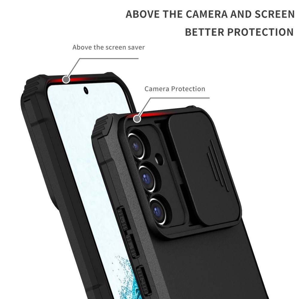 Samsung Galaxy A56 Skal med Kickstand & Kameraskydd, Svart