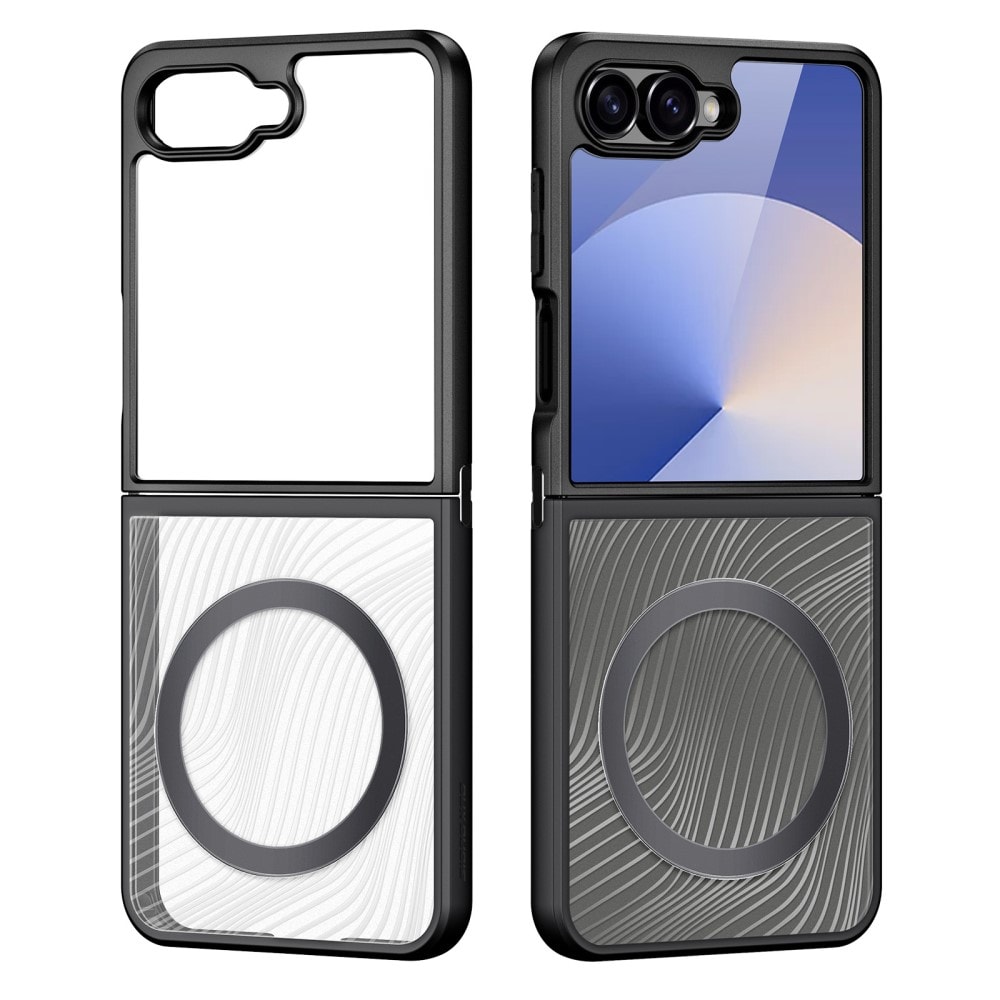 Samsung Galaxy Z Flip 7 Aimo Hybrid-skal, svart