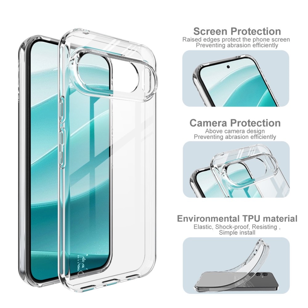 Google Pixel 10 Pro XL Skal i TPU, Genomskinlig