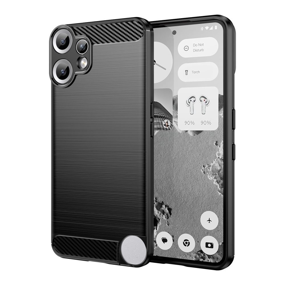 Nothing CMF Phone 2 Pro TPU-skal Brushed, Svart