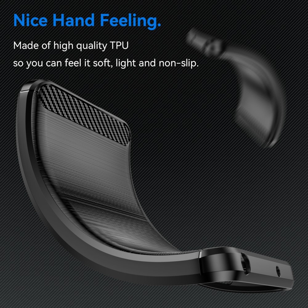Nothing CMF Phone 2 Pro TPU-skal Brushed, Svart