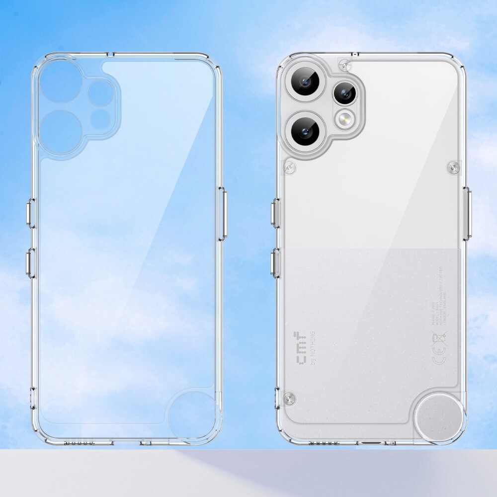 Nothing CMF Phone 2 Pro Crystal Hybrid-skal, Genomskinlig