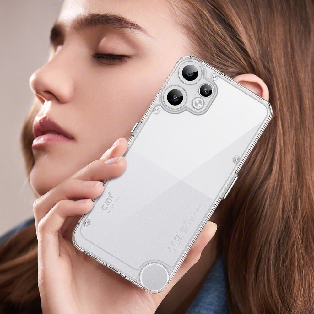 Nothing CMF Phone 2 Pro Crystal Hybrid-skal, Genomskinlig
