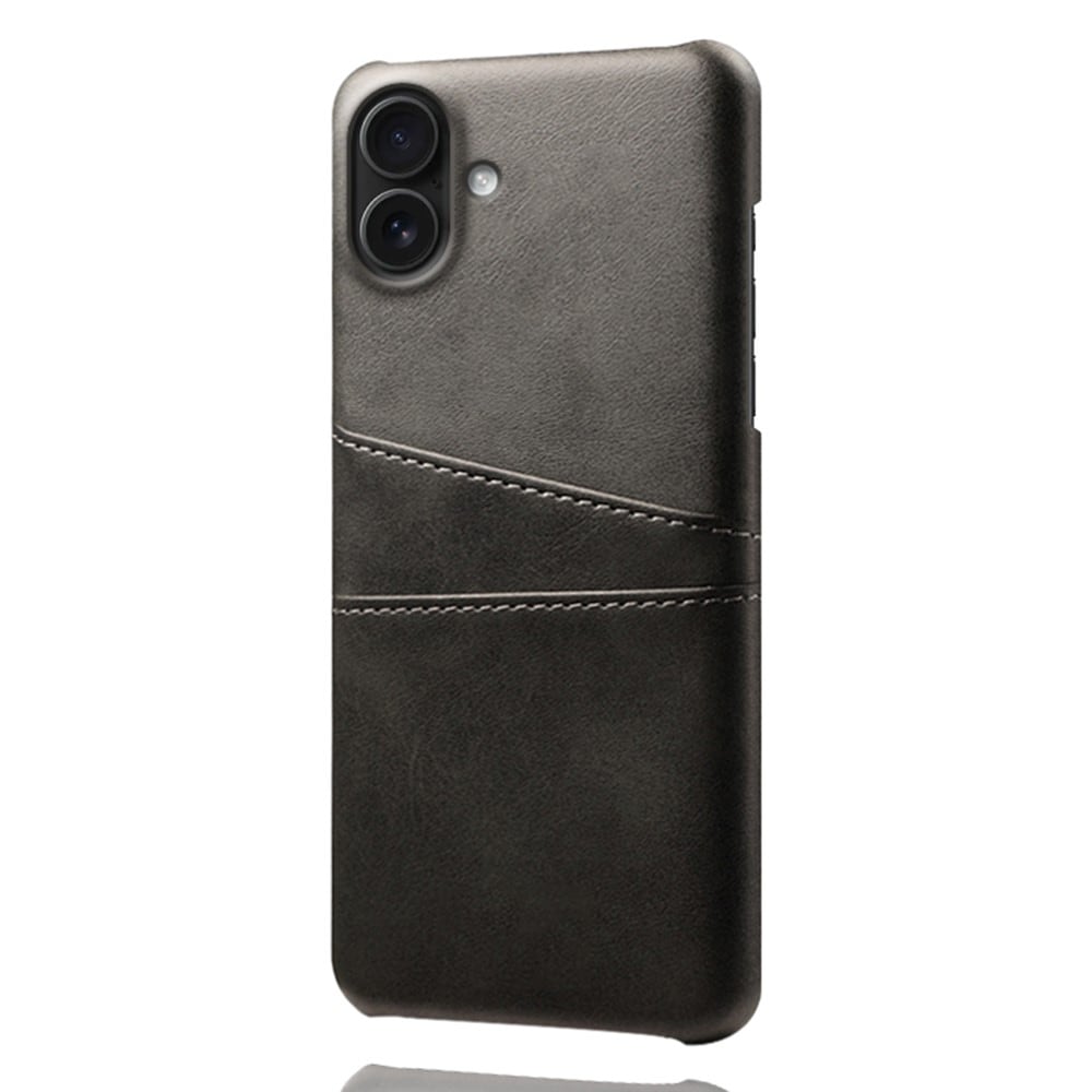 iPhone 17 Snyggt skal med 2 kortfack, Svart