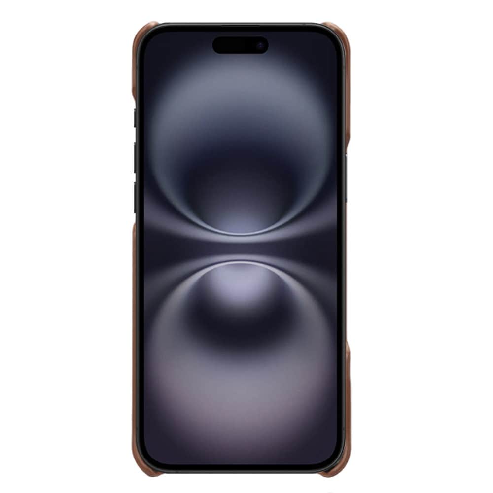 iPhone 17 Snyggt skal med 2 kortfack, Brun