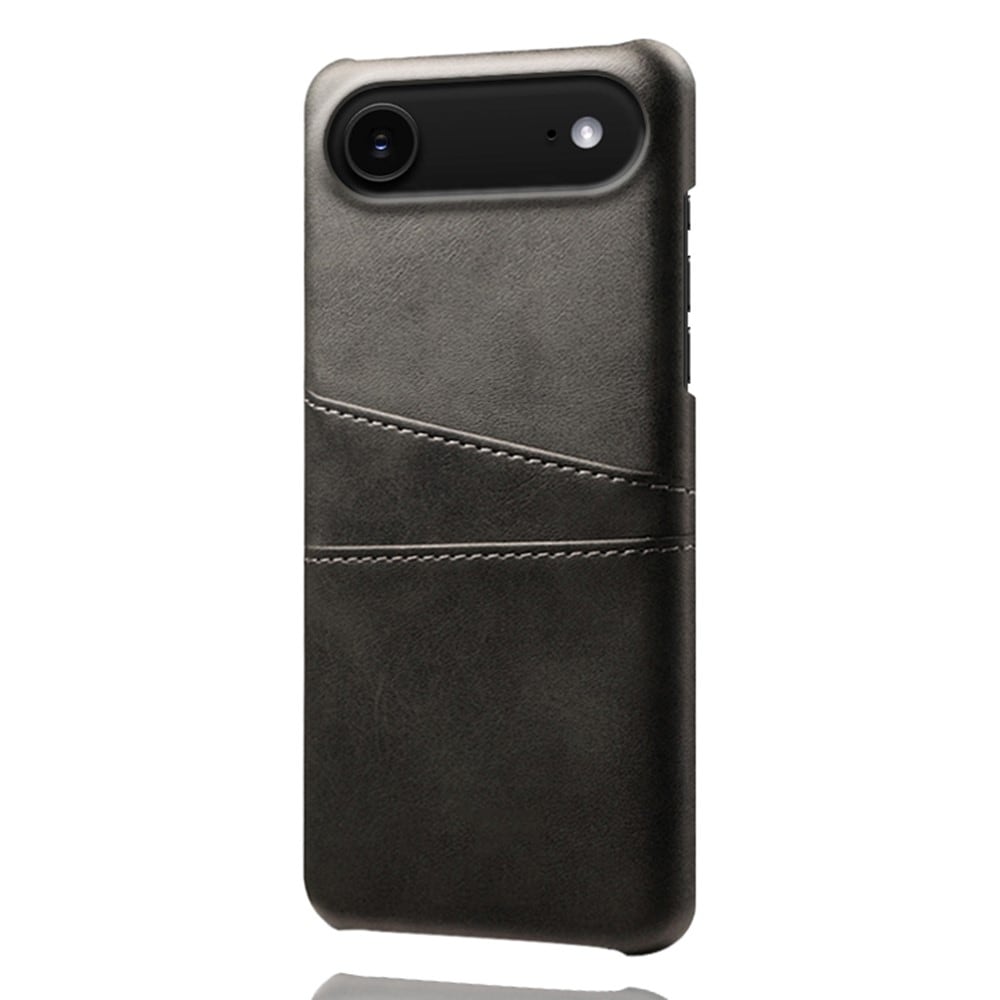 iPhone 17 Air Snyggt skal med 2 kortfack, Svart