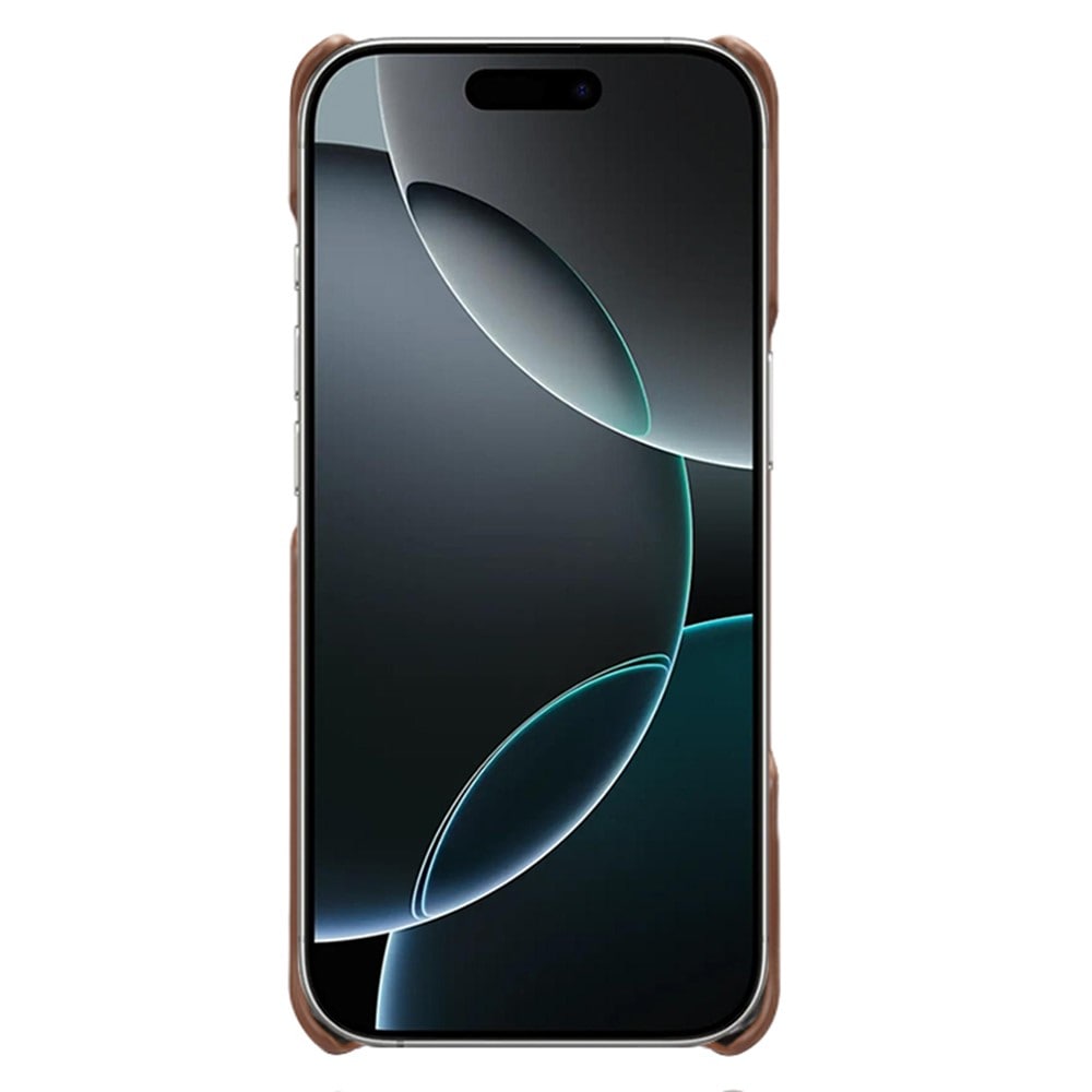 iPhone 17 Pro Snyggt skal med 2 kortfack, Brun